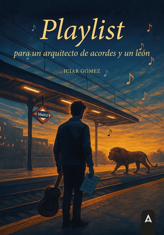 Playlist para un arquitecto de acordes y un león, de , Gómez Moya, Icíar | portada del libro