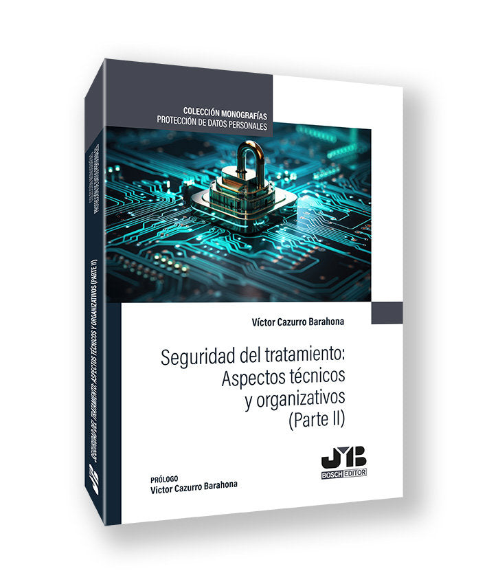 SEGURIDAD DEL TRATAMIENTO: ASPECTOS TECNICOS Y ORGANIZATIVOS (PAR, de VICTOR CAZURRO BARAHONA | portada del libro