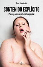 CONTENIDO EXPLICITO, de June Fernández | portada del libro