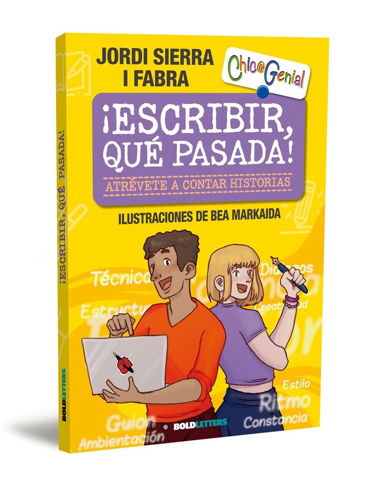 ESCRIBIR, QUE PASADA, de JORDI SIERRA I FABRA | portada del libro