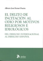 EL DELITO DE INCITACION AL ODIO POR MOTIVOS RELIGIOSOS E ID, de ALBERTO JOSE FERRARI PUERTA | portada del libro