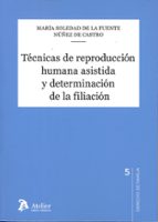 TECNICAS DE REPRODUCCION HUMANA ASISTIDA Y DETERMINACION DE, de MARIA SOLEDAD DE LA FUENTE | portada del libro