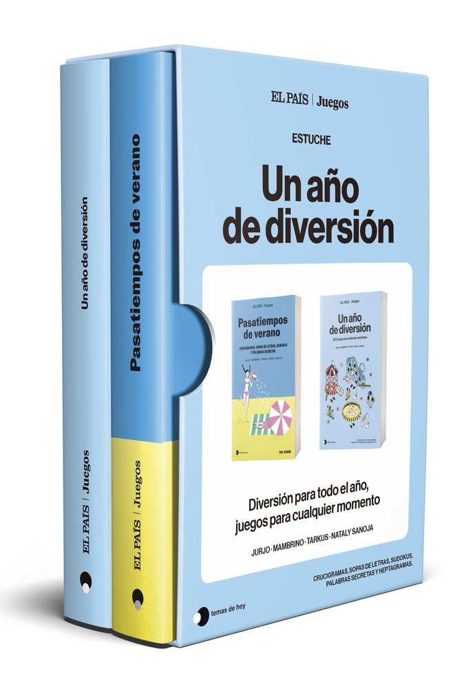 ESTUCHE UN AÑO DE DIVERSION (EL PAIS JUEGOS), de EL PAIS JUEGOS | portada del libro