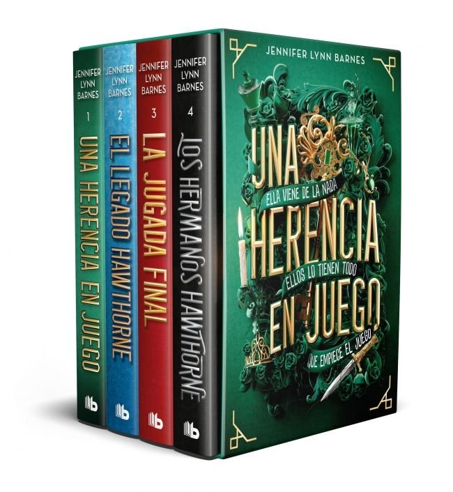 Estuche Una herencia en juego, de JENNIFER LYNN BARNES | portada del libro