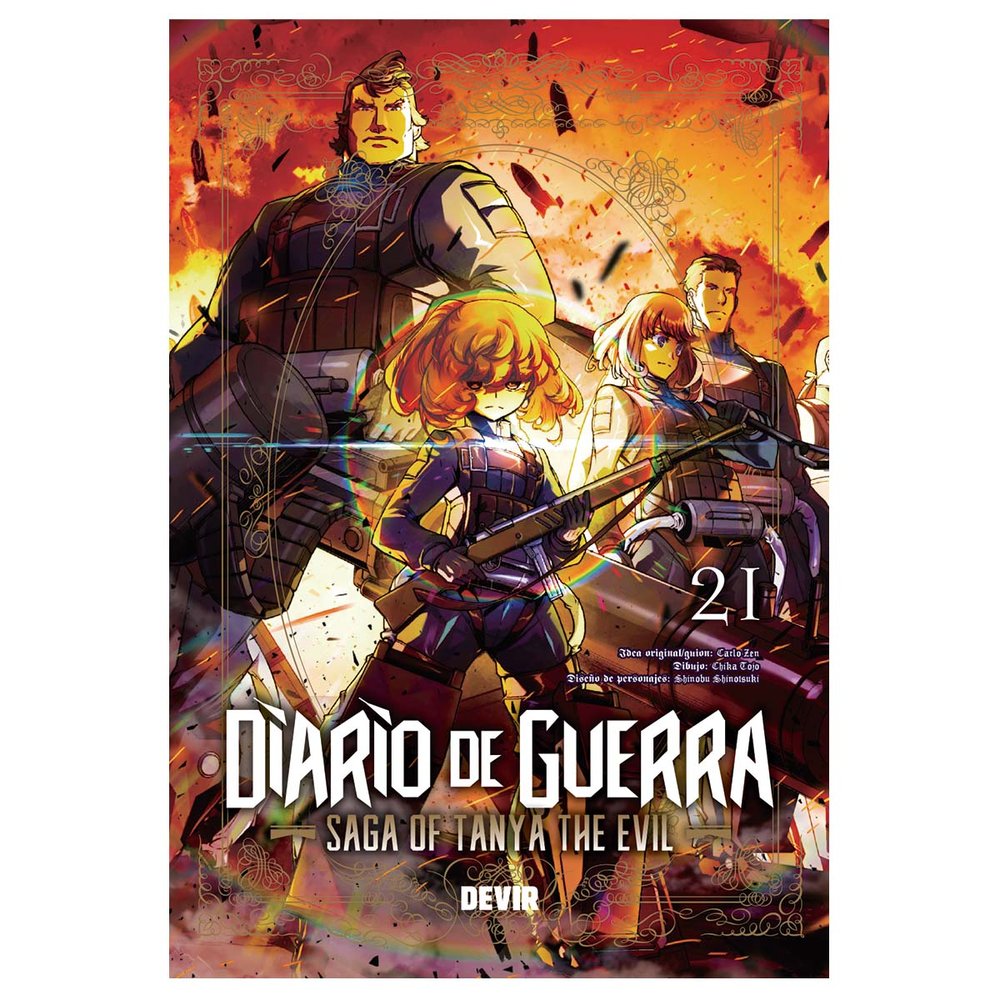 DIARIO DE GUERRA SAGA OF TANYA THE EVIL 21 | portada del libro
