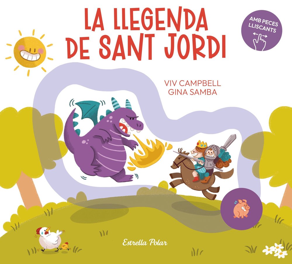 LA LLEGENDA DE SANT JORDI AMB PECES LLISCANTS, de SAMBA, GINA | portada del libro