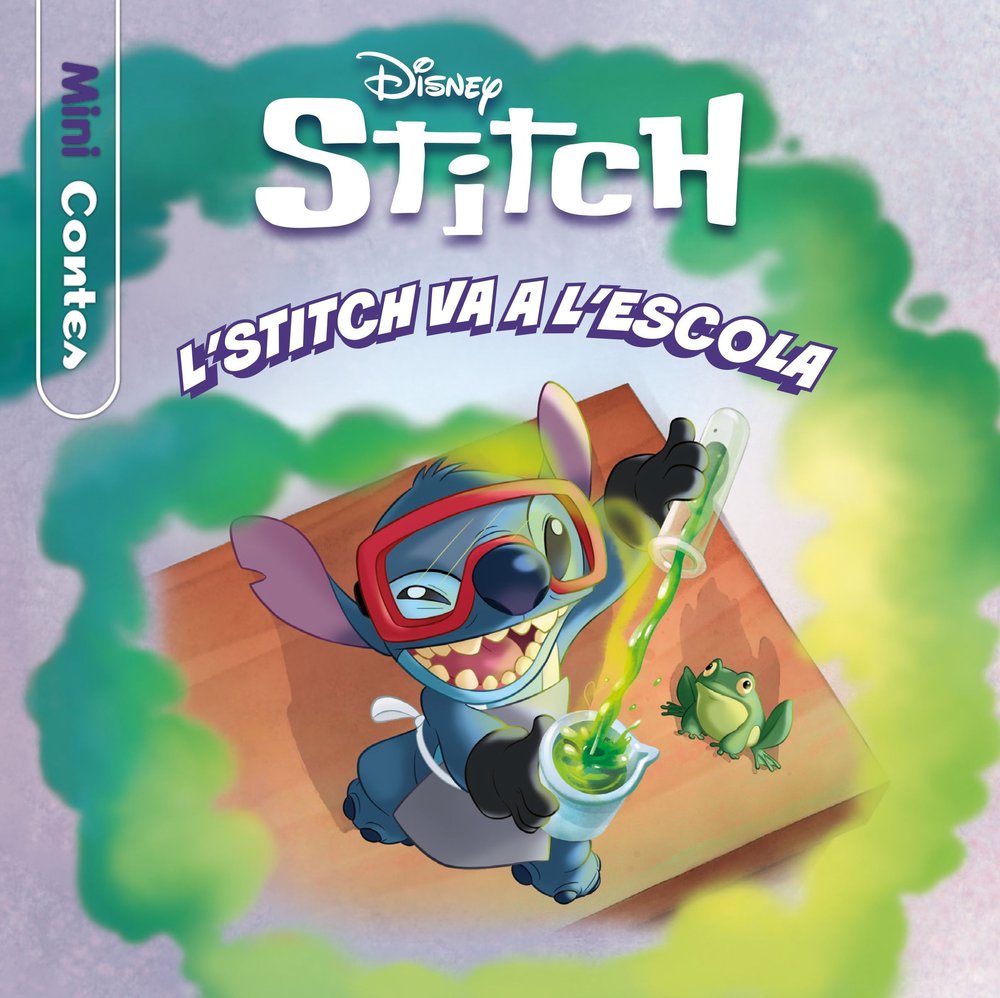 STITCH. L'STITCH VA A L'ESCOLA. MINICONTES, de DISNEY | portada del libro