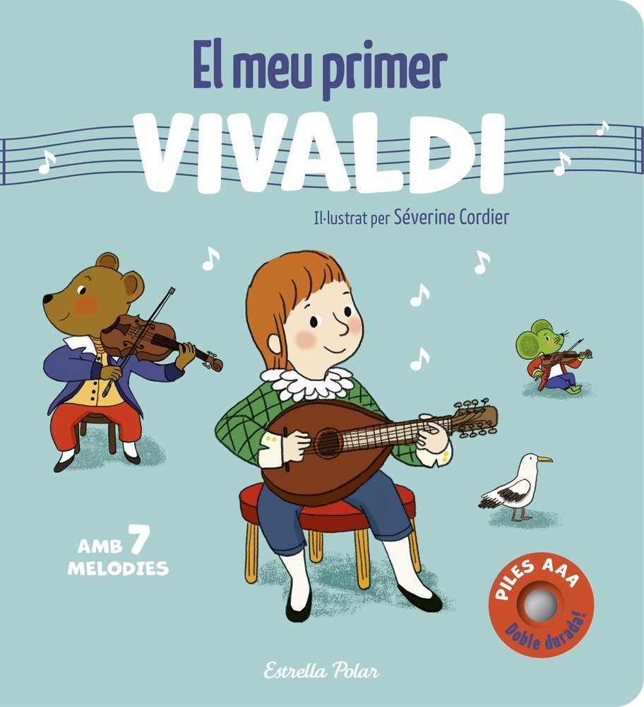 EL MEU PRIMER VIVALDI. AMB 7 MELODIES, de CORDIER, SEVERINE | portada del libro