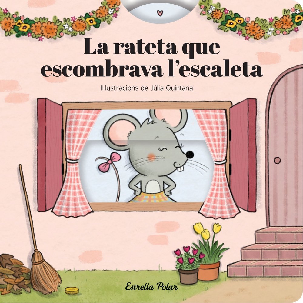 LA RATETA QUE ESCOMBRAVA L'ESCALETA. CONTE AMB MECANISMES, de GINA SAMBA | portada del libro