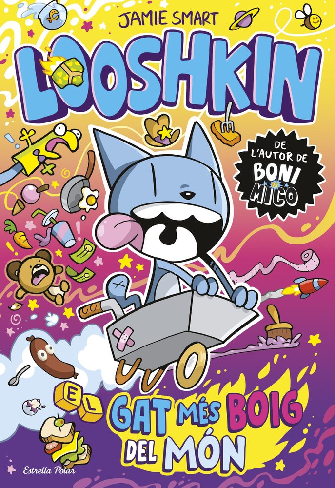 LOOSHKIN 1. EL GAT MES BOIG DEL MON, de JAMIE SMART | portada del libro