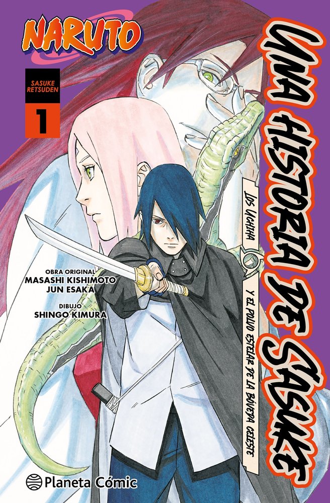 NARUTO: SASUKE RETSUDEN- LOS DESCENDIENTES UCHIHA Y EL POLVO DE ESTRELLAS CELEST, de KISHIMOTO, MASASHI | portada del libro