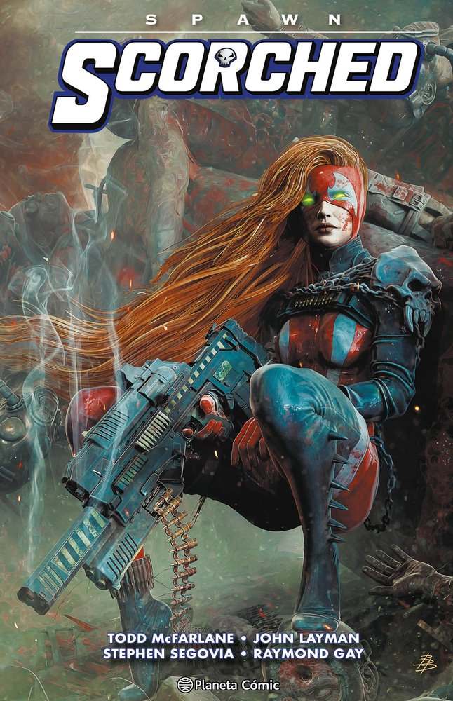SPAWN SCORCHED 7, de TODD MCFARLANE | portada del libro