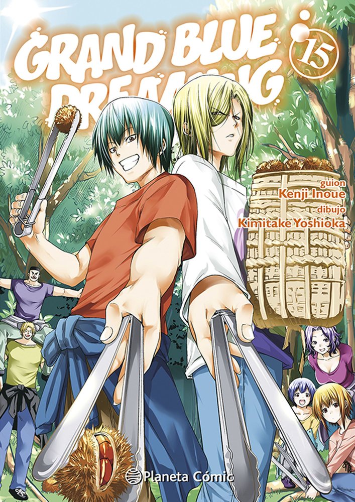 GRAND BLUE DREAMING 15, de KENJI INOUE | portada del libro