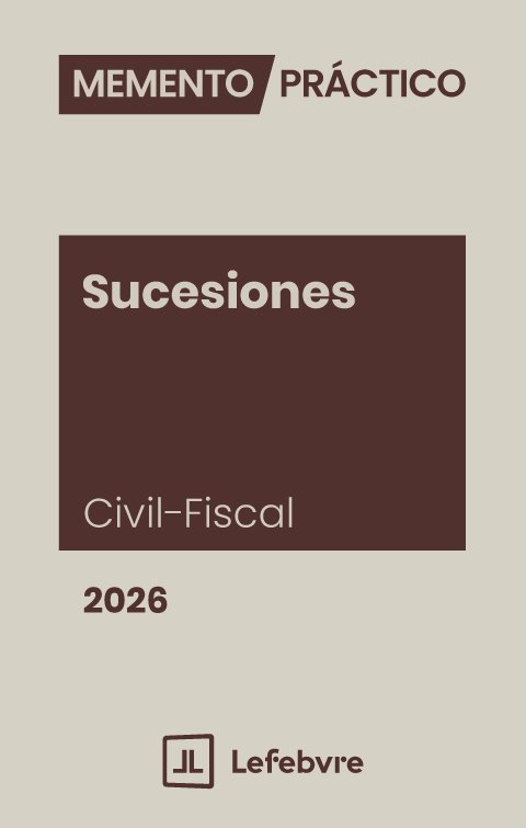 Memento practico sucesiones civil fiscal 2026, de AA.VV. | portada del libro