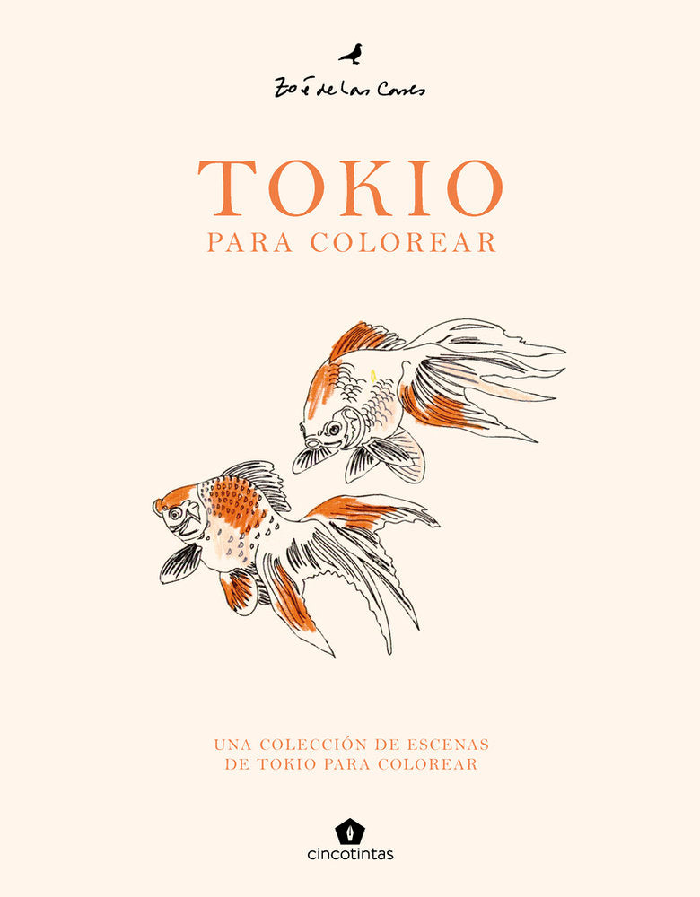 TOKIO PARA COLOREAR, de DE LAS CASES,ZOE | portada del libro