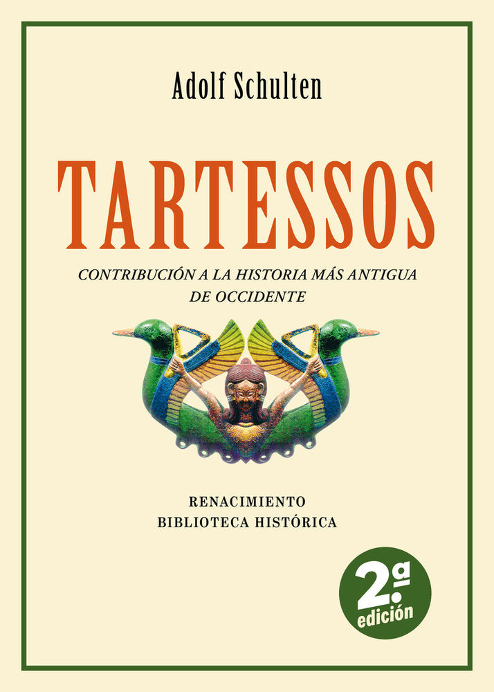 TARTESSOS, de SCHULTEN, ADOLF | portada del libro