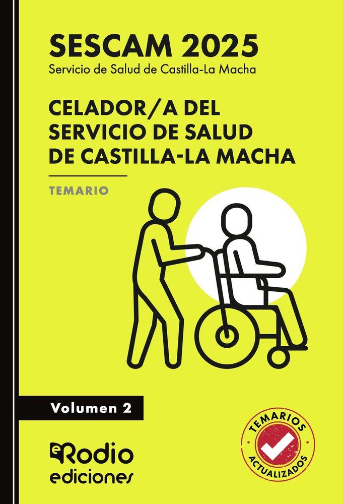 Celador a del Servicio de Salud de Castilla La Macha (SESCAM 2025). Temario. Volumen 2 | portada del libro