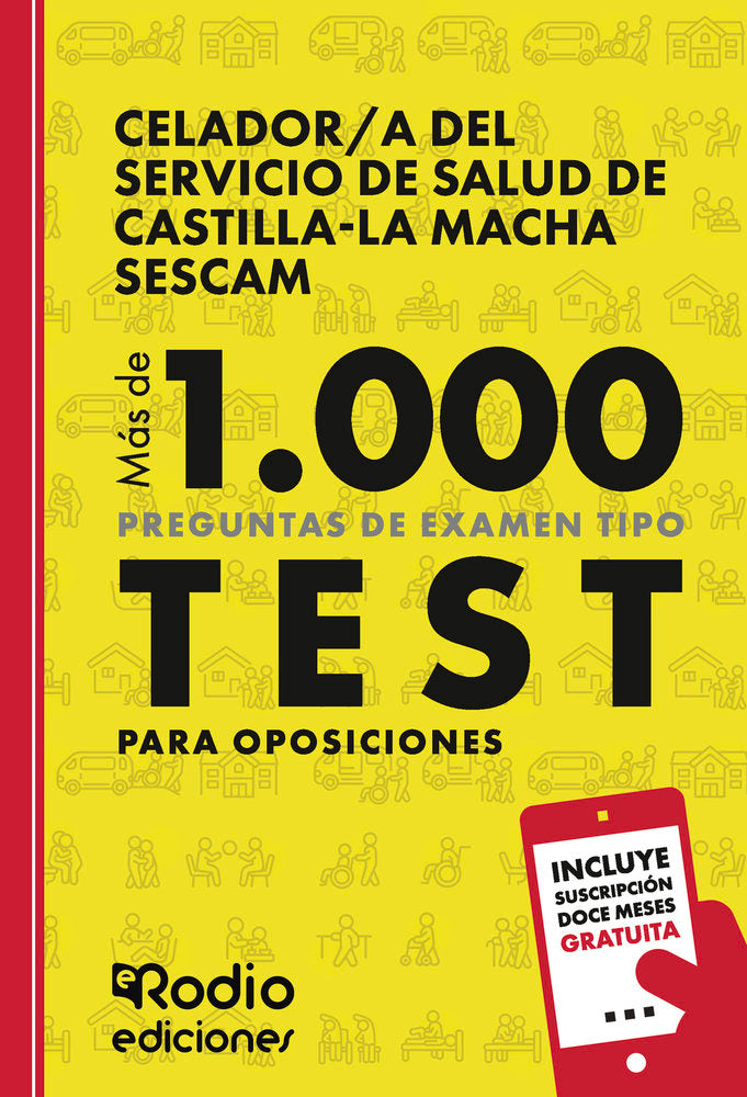Celador a del Servicio de Salud de Castilla-La Mancha SESCAM, de Rodio, Ediciones | portada del libro