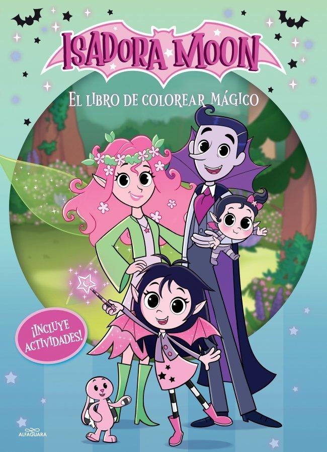 El libro de colorear mágico (Isadora Moon (Serie de televisión)), de HARRIET MUNCASTER | portada del libro