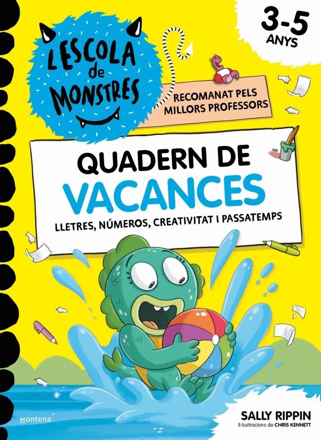 L´ESCOLE DE MONSTRES:QUADERN DE VACANCES, de RIPPIN, SALLY | portada del libro
