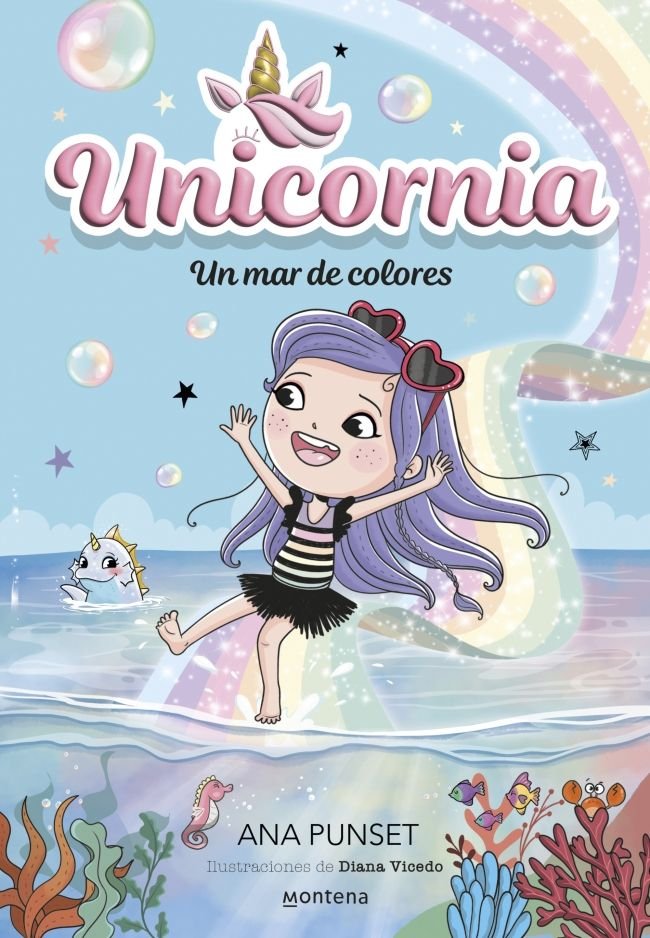Unicornia 16 - Un mar de colores, de ANA PUNSET | portada del libro