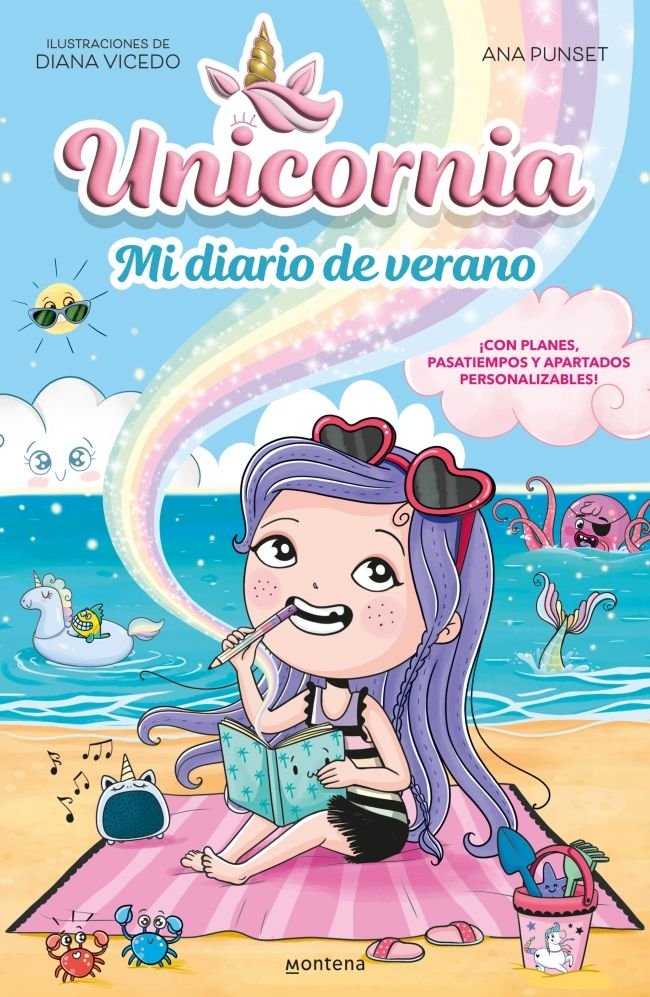UNICORNIA DIARIO DE VERANO, de ANA PUNSET | portada del libro