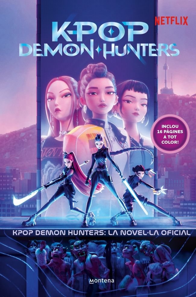 KPOP DEMON HUNTERS: LA NOVEL·LA OFICIAL, de KPOP DEMON HUNTERS | portada del libro