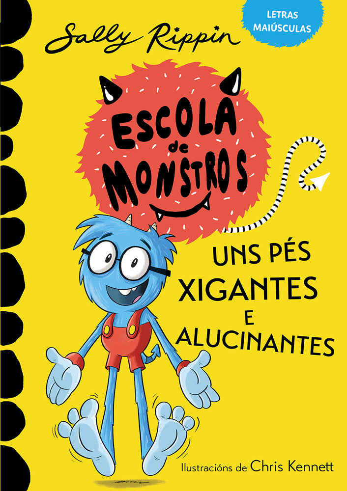 Escola de Monstros 4. Uns pés xigantes e alucinantes, de Rippin, Sally | portada del libro