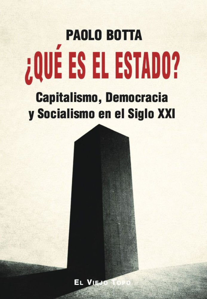¿QUE ES EL ESTADO?, de BOTTA, PAOLO | portada del libro