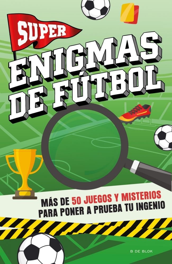 SUPER ENIGMAS DE FUTBOL | portada del libro