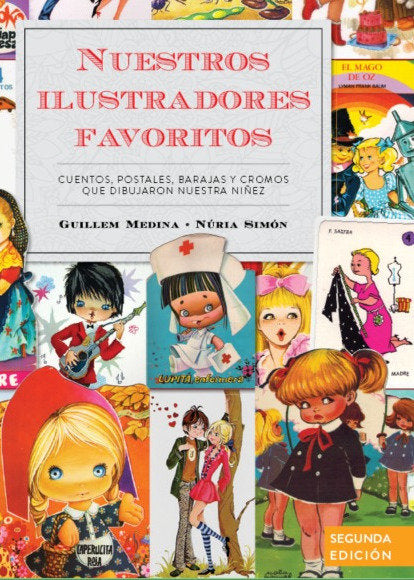 Nuestros ilustradores favoritos cuentos barajas postales, de Guillem Medina | portada del libro