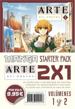 ARTE: MANGA STARTER PACK, de OHKUBO | portada del libro