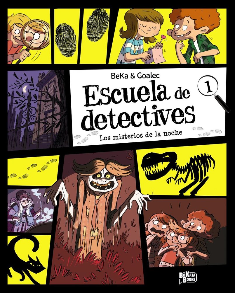 ESCUELA DE DETECTIVES 1 LOS MISTERIOS DE LA NOCHE, de BEKA | portada del libro