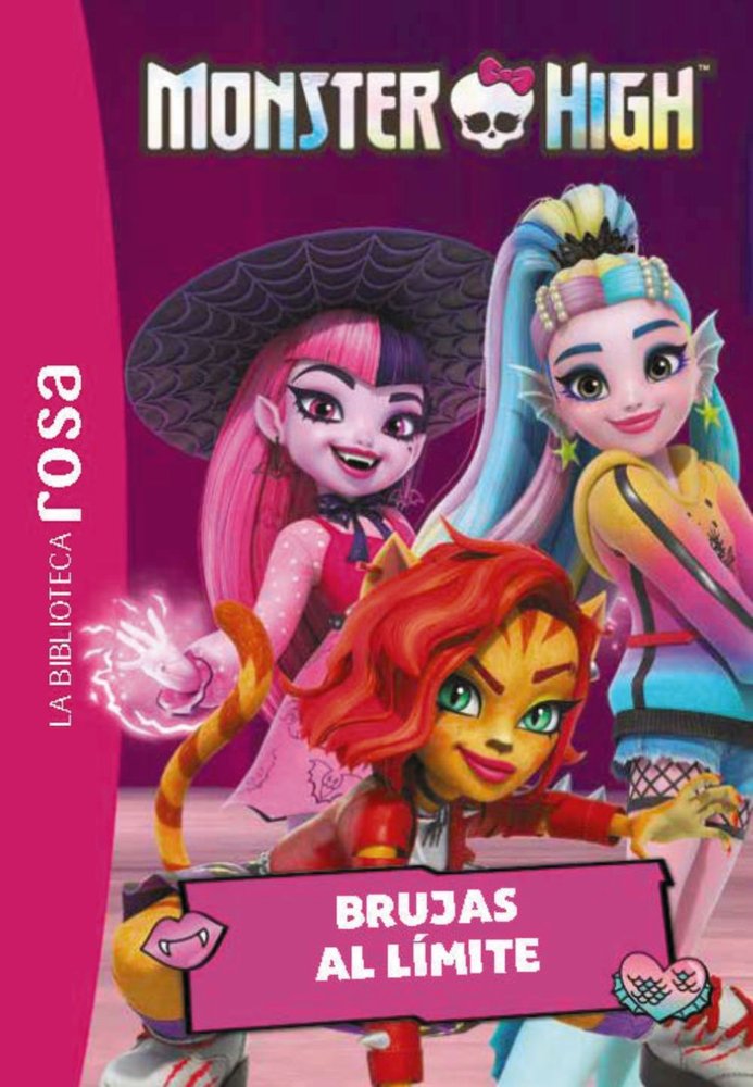LA BIBLIOTECA ROSA MONSTER HIGH 5 BRUJAS AL LIMITE, de BARFETY, ELISABETH | portada del libro