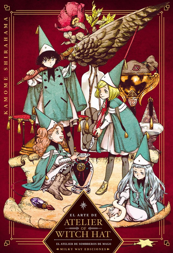 EL ARTE DE ATELIER OF WITCH HAT, de Shirahama, Kamome | portada del libro