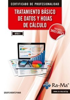 (UF0511) TRATAMIENTO BASICO DE DATOS Y HOJAS DE CALCULO. WINDOWS 11 / OFFICE 365, de MONTEPINAR | portada del libro
