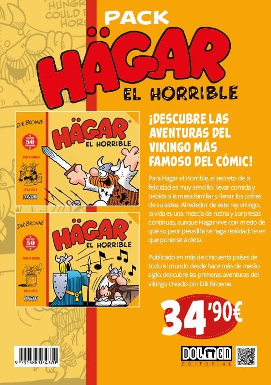 PACK - HAGAR, de BROWNE, DIK | portada del libro