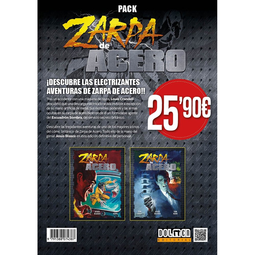 PACK - ZARPA DE ACERO, de TULLY, TOM | portada del libro