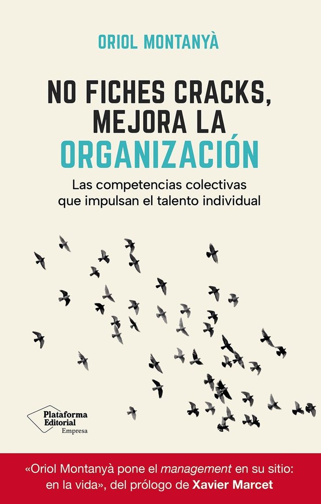 NO FICHES CRACKS, MEJORA LA ORGANIZACION, de MONTANYA, ORIOL | portada del libro