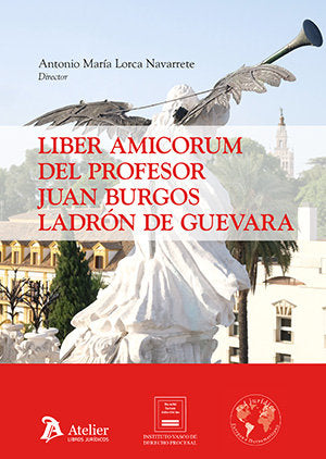LIBER AMICORUM DEL PROFESOR JUAN BURGOS LADRON DE GUEVARA, de ANTONIO MARIA LORCA NAVARRETE | portada del libro