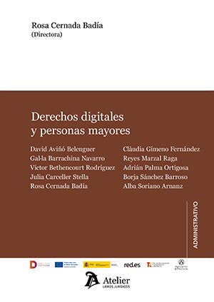 DERECHOS DIGITALES Y PERSONAS MAYORES, de ROSA CERNADA BADIA | portada del libro