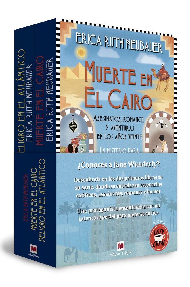 PACK COZY CRIME(MUERTE CAIRO+PELIG.ATLAN, de NEUBAUER, ERICA RUTH | portada del libro