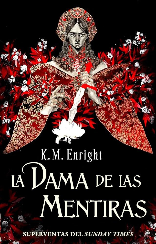 LA DAMA DE LAS MENTIRAS, de K. M. ENRIGHT | portada del libro