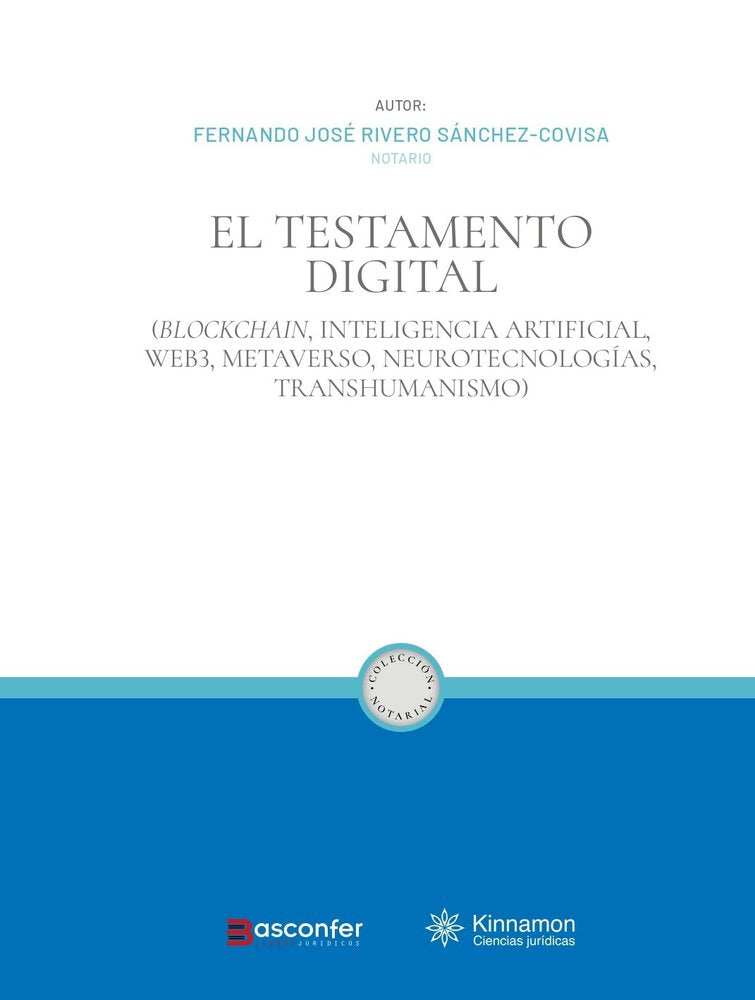 EL TESTAMENTO DIGITAL, de RIVERO SANCHEZ-COVISA, FERNANDO JOSE | portada del libro