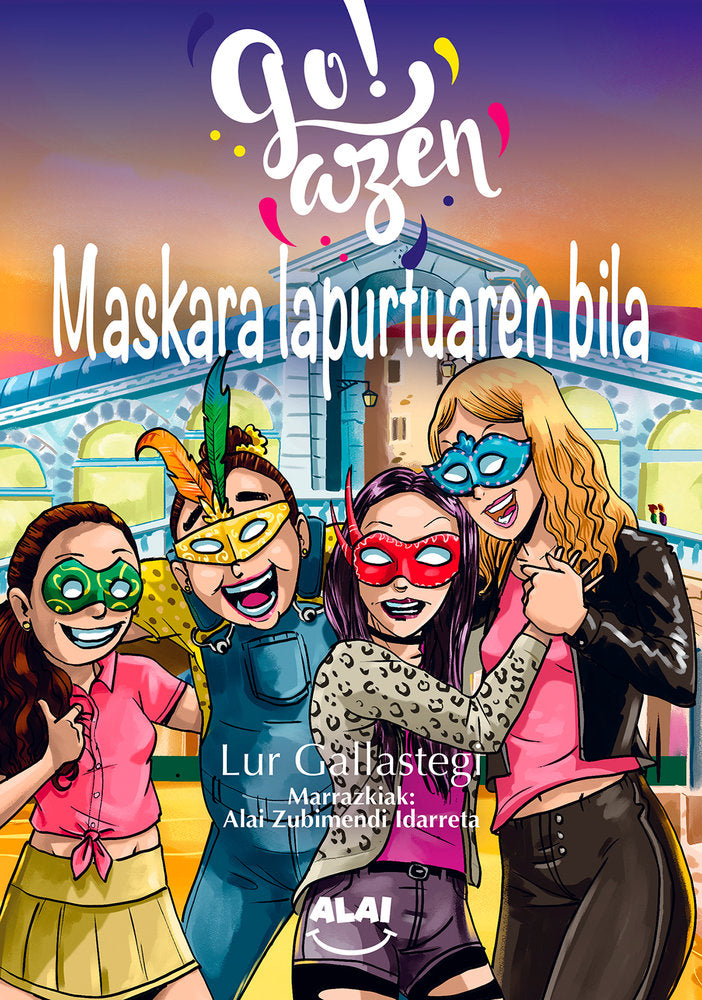 GOAZEN 4 MASKARA LAPURTUAREN BILA, de GALLASTEGI ZENDEGI, LUR | portada del libro