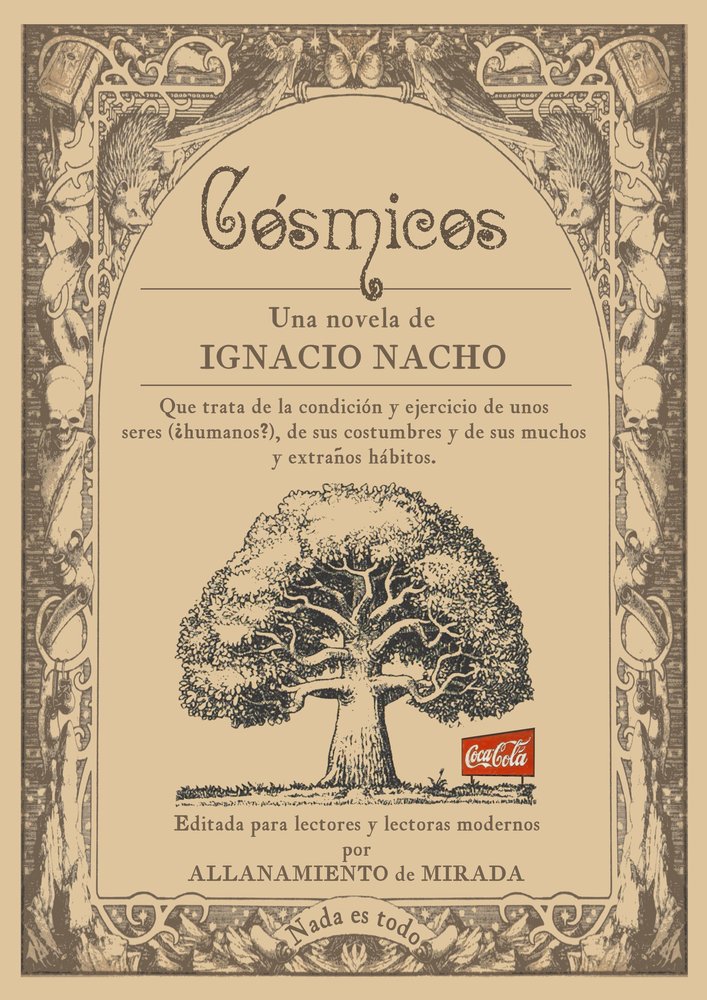 Cósmicos, de Nacho, Ignacio | portada del libro