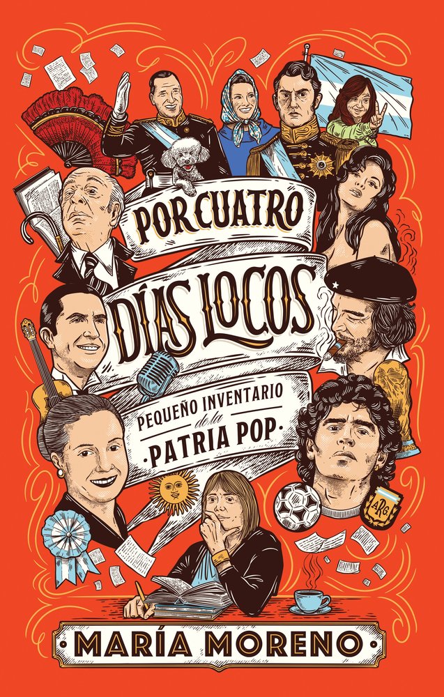 POR CUATRO DIAS LOCOS, de MORENO, MARIA | portada del libro