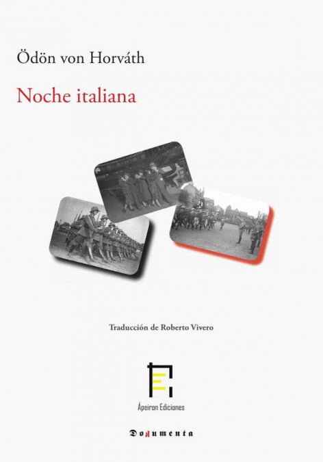 NOCHE ITALIANA, de HORVATH, ODON VON | portada del libro