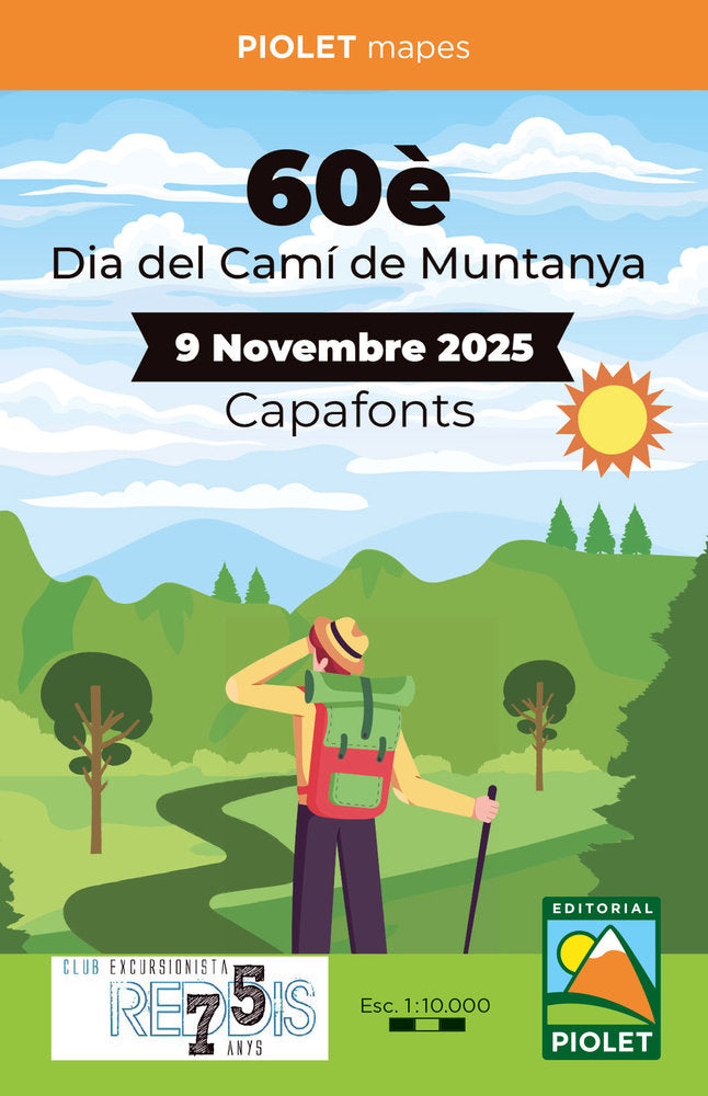 60è Dia del Camí de Muntanya. Capafonts, de Piolet, Editorial | portada del libro