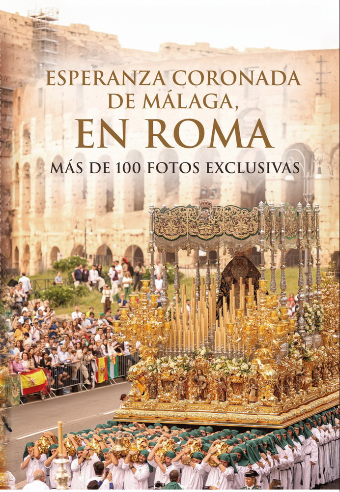 ESPERANZA CORONADA DE MALAGA EN ROMA, de Gallardo Rodriguez, Miguel | portada del libro